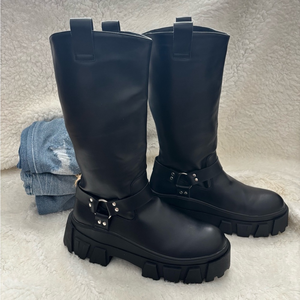 Men ASOS Design Chunky Calf Boots